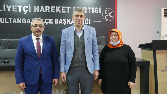 SULTANGAZİ TRABZONLULAR DERNEĞİ' NDEN SİYASİ PARTİLERE  ZİYARET
