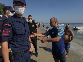 (Özel) Kumburgaz’Da Yüzme Alanında Jetski Ve Sürat Teknesi Denetimi
