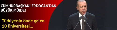 10 üniversitemiz araştırma üniversitesi alacak