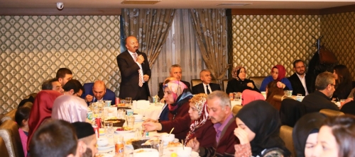 15 Temmuz şehit aileleri ve gaziler ile anlamlı yemek.