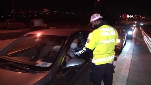 15 Temmuz Şehitler Köprüsü’Nde Polis Ekipleri Denetime Başladı