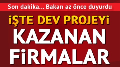 1915 Çanakkale Köprüsü'nde ihaleyi kazanan belli oldu