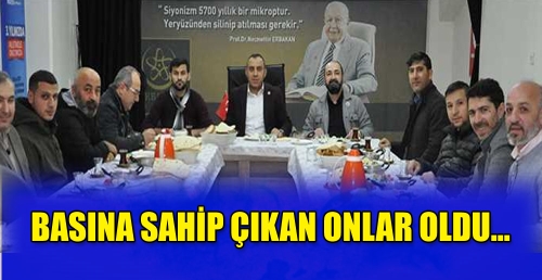 BASINA SAHİP ÇIKAN ONLAR OLDU