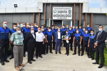 Başkan Hançerli’Den Zabıta Haftası’Nda Anlamlı Ziyaret
