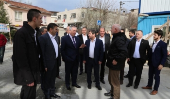 Başkan Aydın, Kemerburgaz’ı Dolaştı