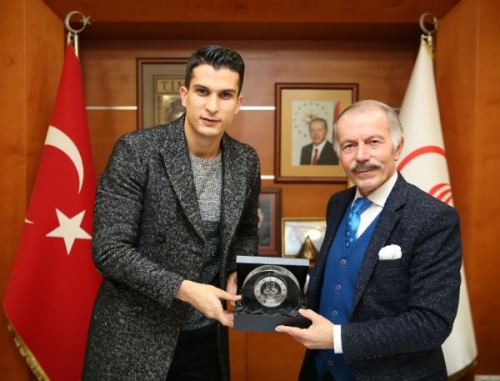 BEŞİKTAŞLI NECİP UYSAL’DAN BAŞKAN AYDINER’E ZİYARET