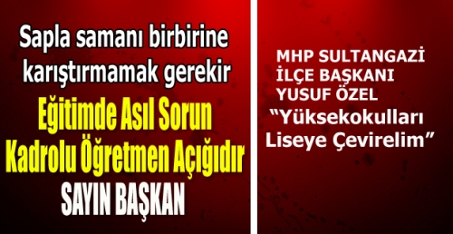 Eğitimde Asıl Sorun Kadrolu Öğretmen Açığıdır