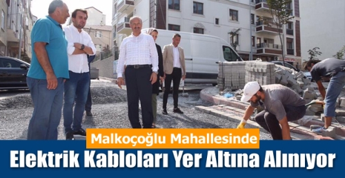 Elektirik Hatları Yer Altına Alınıyor