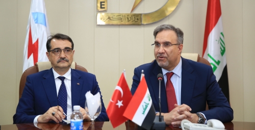 Enerji ve Tabii Kaynaklar Bakanı Fatih Dönmez, Irak'taki temasları kapsamında Elektrik Bakanı Luey el-Hatib ile görüştü