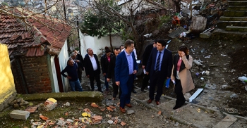İslambey Kentsel Dönüşüm alanında incelemelerde bulundu