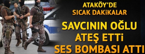 İstanbul Ataköy'de hareketli dakikalar