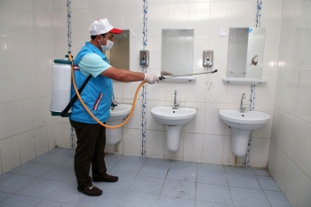 İstanbul’Da Okullar Lgs Sınavı Öncesi Temizlendi
