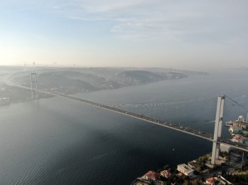 İstanbul’Da Sis Etkili Oldu
