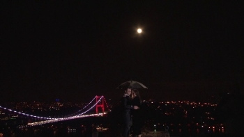 İstanbul’Da Süper Ay Böyle Görüntülendi
