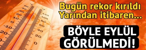 İstanbul yaza rekorla veda etti!