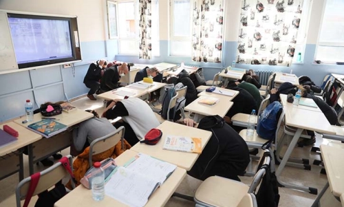 KAĞITHANE’DE DEPREM TATBİKATI YAPILDI