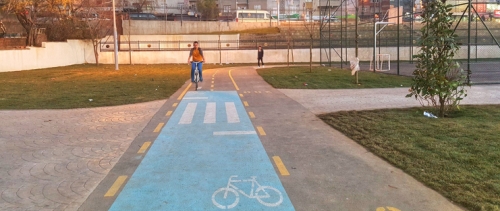 Karayolları Parkı’na 350 Metrelik Bisiklet Yolu