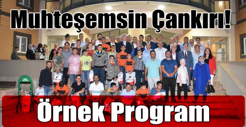 Muhteşemsin Çankırı! Örnek Program