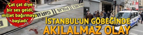 Şişli'de akılalmaz olay