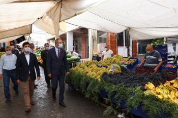 Sultanbeyli’De Pazarda Covid-19 Denetimi Yapıldı
