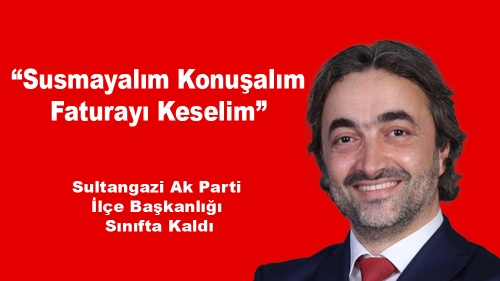 Sultangazi Ak Parti İlçe Başkanlığı sınıfta kaldı