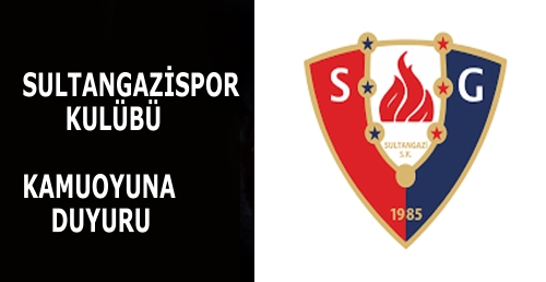 Sultangazi Spor Kulübünden Kamuoyuna Duyuru