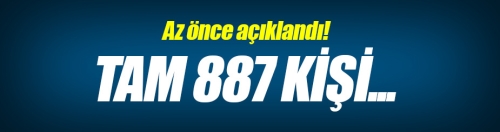Suriye sınırında 887 kişi yakalandı