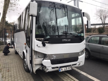 Üsküdar’Da Korkutan  Kaza
