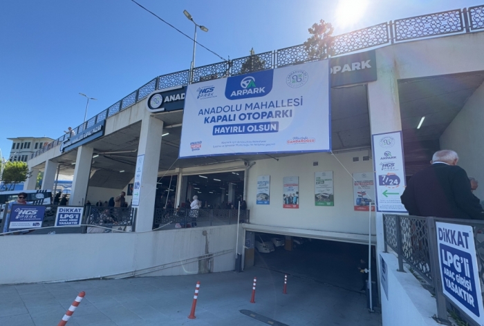 Anadolu Mahallesi Kapalı Otoparkı Hizmeti Açıldı