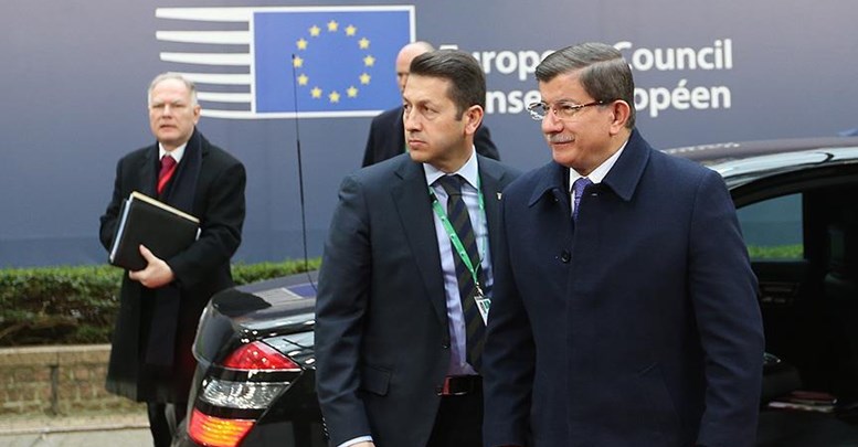 Başbakan Davutoğlu yeniden Konsey binasında