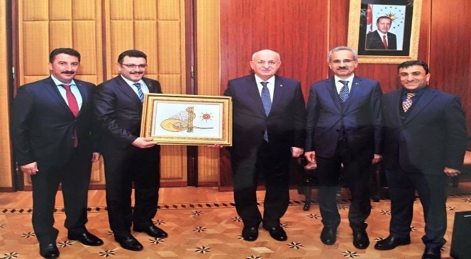 Başkan  Genç'ten  Tbmm  Başkanı  Kahraman'a  Ziyaret