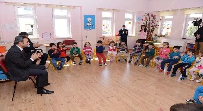 Başkan  Külcü  Çocuklara  Masal  Anlattı