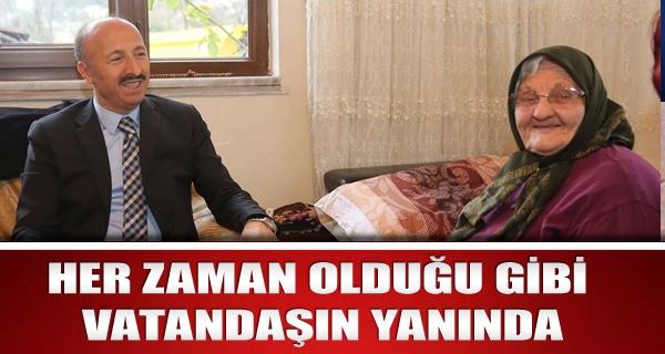 BAŞKAN ALTUNAY’DAN HASTA ZİYARETİ