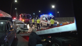 Haliç Köprüsü’Nde Feci Trafik Kazası:1 Ağır Yaralı
