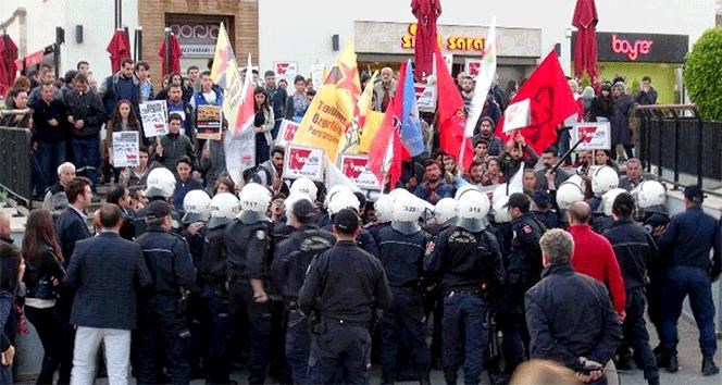 İzinsiz yürüyüşe polis müdahalesi: 13 gözaltı