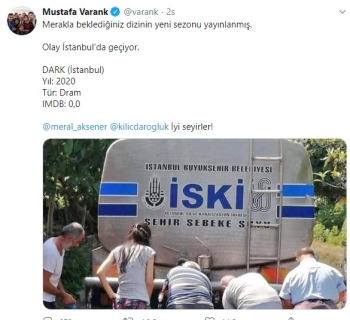Su Sorunu Yaşanan Şile’De Vatandaşların Bidonlu Su Kuyruğu
