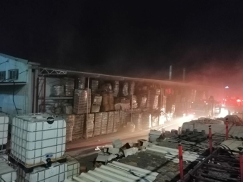 Tuzla’Da Dezenfektan Üretimi Yapan Fabrikada Korkutan Yangın

